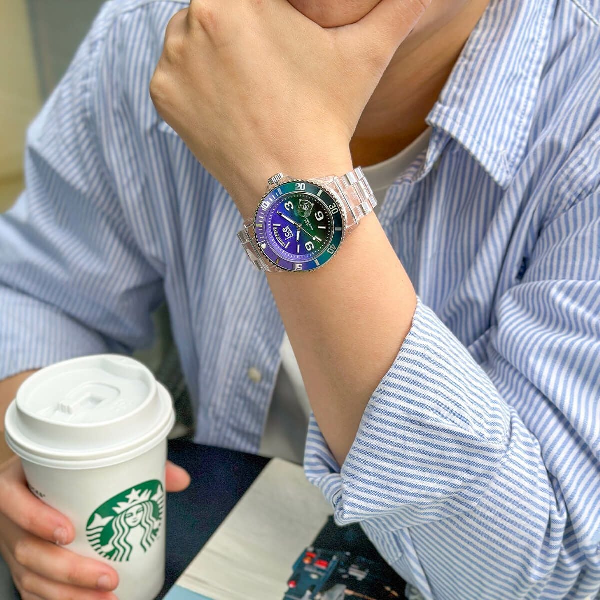 ICE-WATCH / アイスウォッチ ICE clear sunset アイスクリアサンセット