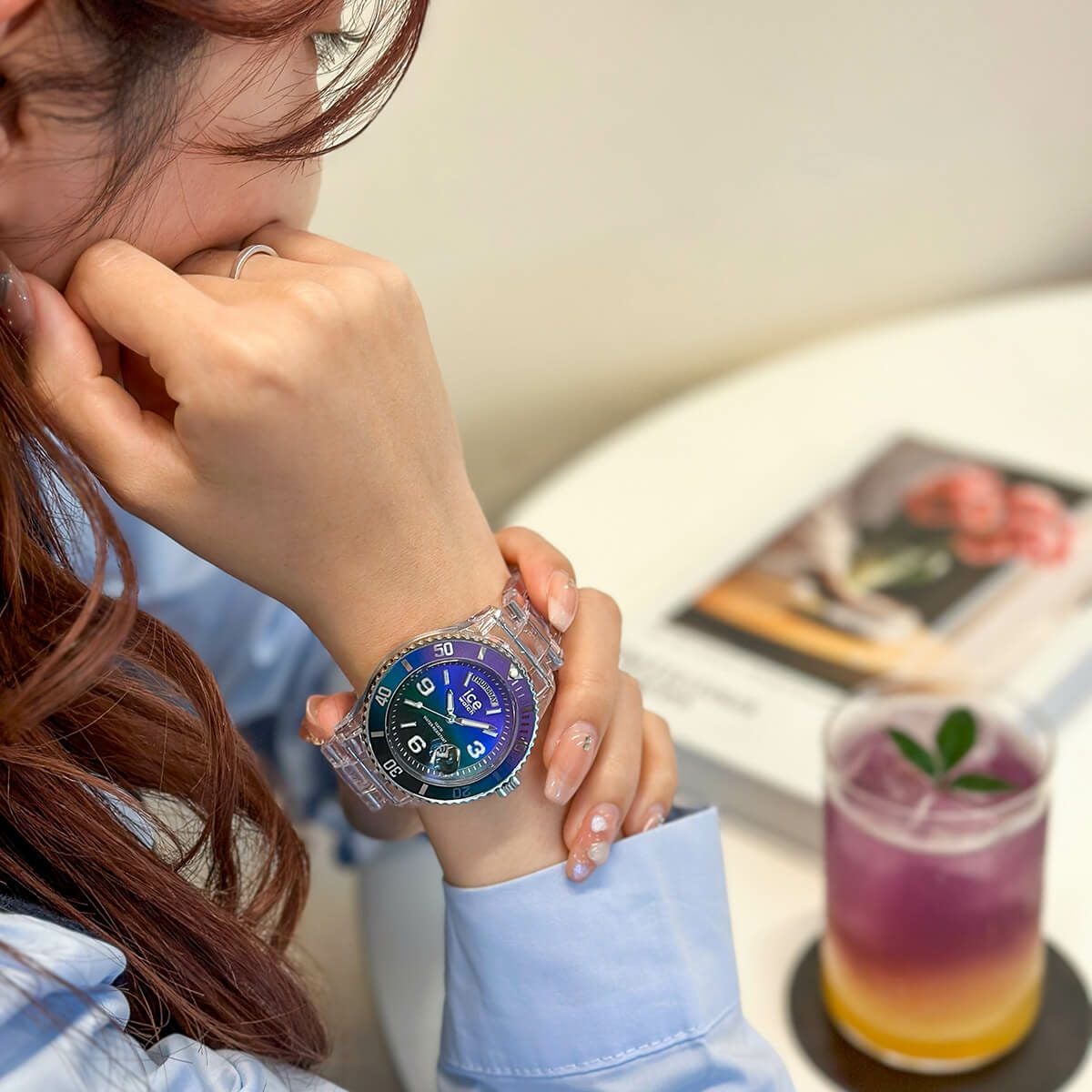 ICE-WATCH / アイスウォッチ ICE clear sunset アイスクリアサンセット