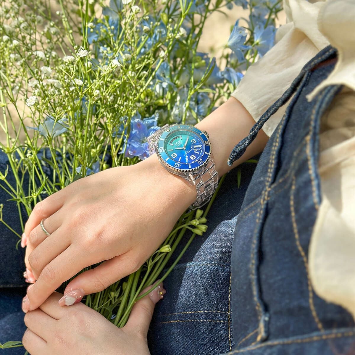アイケア s3 ICE-WATCH / アイスウォッチ ICE clear sunset アイスクリアサンセット