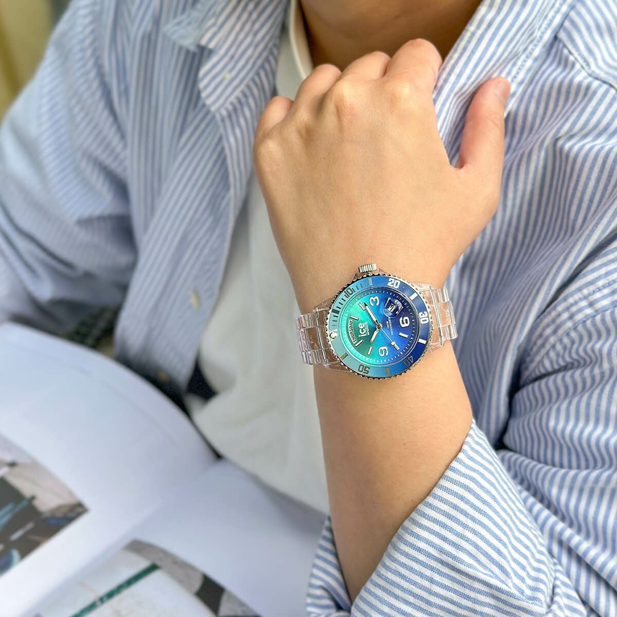 ICE-WATCH / アイスウォッチ ICE clear sunset アイスクリアサンセット