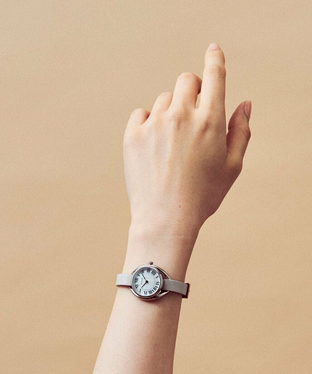 MATOW / マトウ Shiki ラウンド シルバー 白亜 FUYU ホワイトペッパー