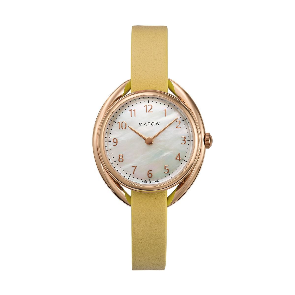 MATOW / マトウ Shiki ラウンド ローズゴールド 白亜 FUYU ホワイト