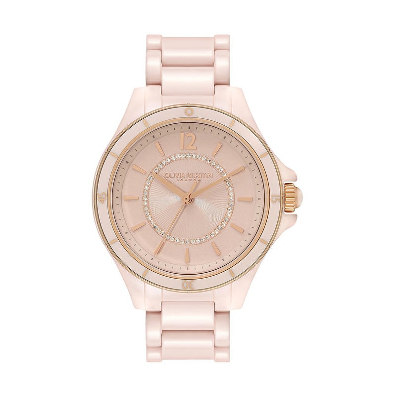 OLIVIA BURTON / オリビア・バートン スポーツ リュクス - 36mm セラミック ブラッシュ ブレスレット ウォッチの公式ECサイト掲載画像