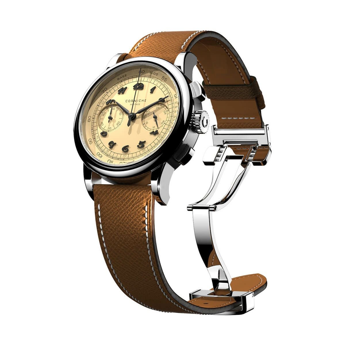 世界300本限定】CORNICHE / コーニッシュ ヘリテージ クロノグラフ