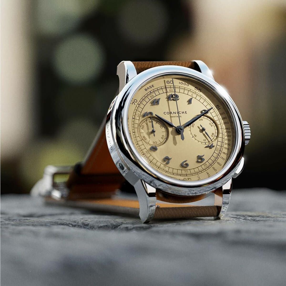 世界300本限定】CORNICHE / コーニッシュ ヘリテージ クロノグラフ