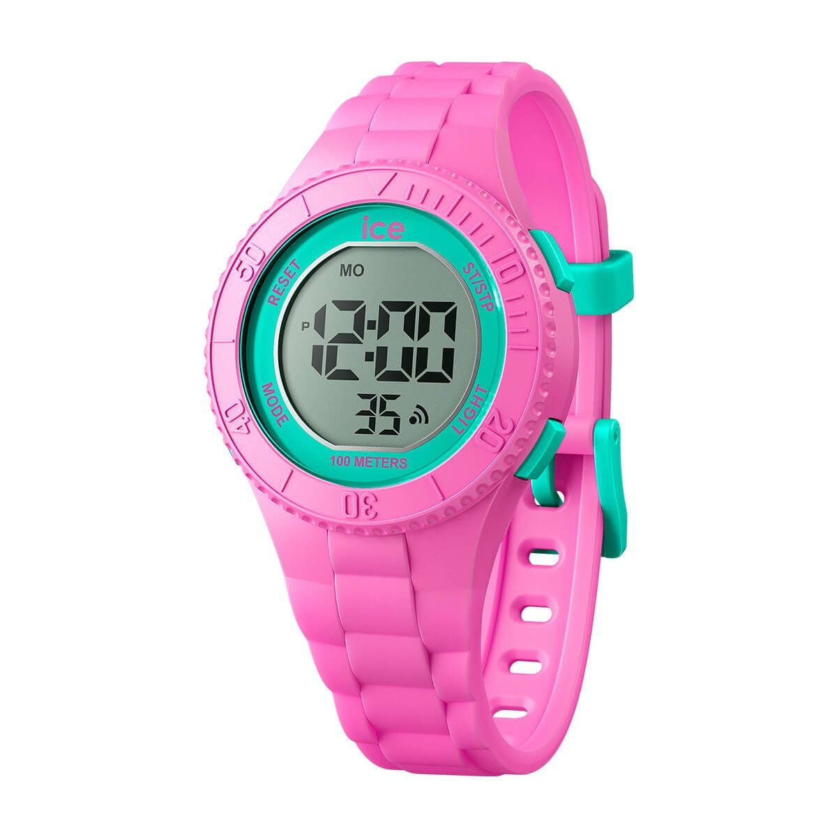 ICE-WATCH / アイスウォッチ ICE digit - アイス デジット ピンクターコイズ（スモール）の公式ECサイト掲載画像