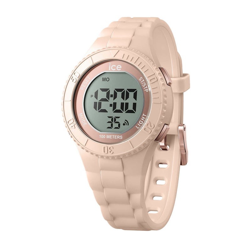 ICE-WATCH / アイスウォッチ ICE digit - アイス デジット ヌードローズゴールド（スモール）の公式ECサイト掲載画像