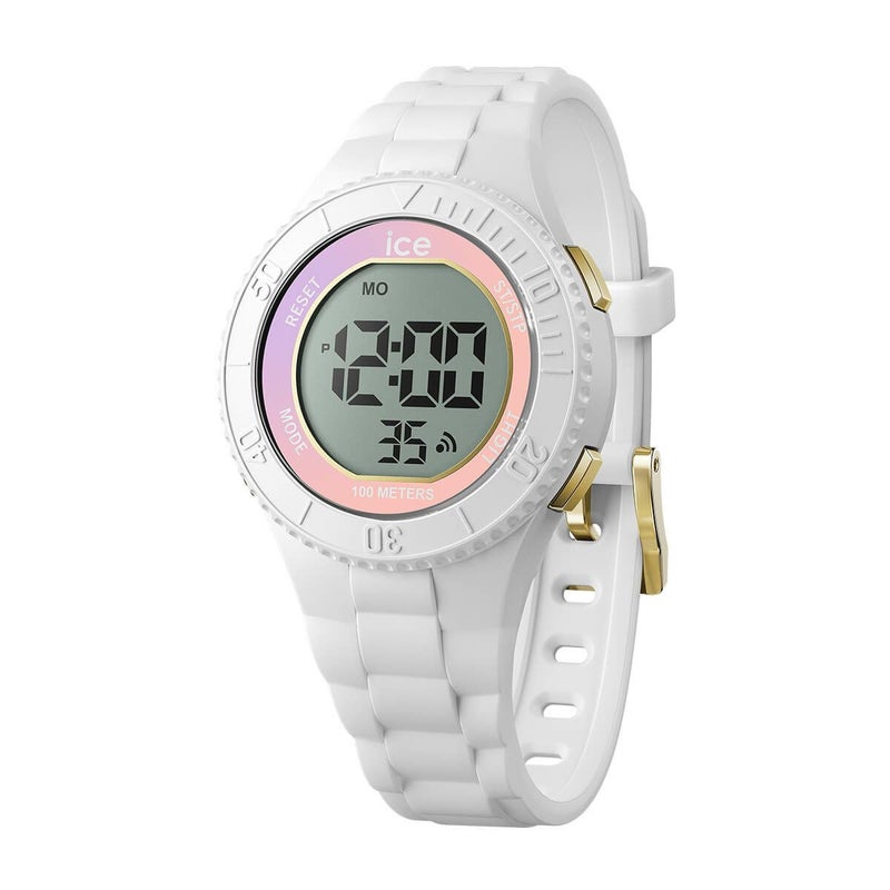 ICE-WATCH / アイスウォッチ ICE digit - アイス デジット ホワイトライラックサンセット（スモール）の公式ECサイト掲載画像