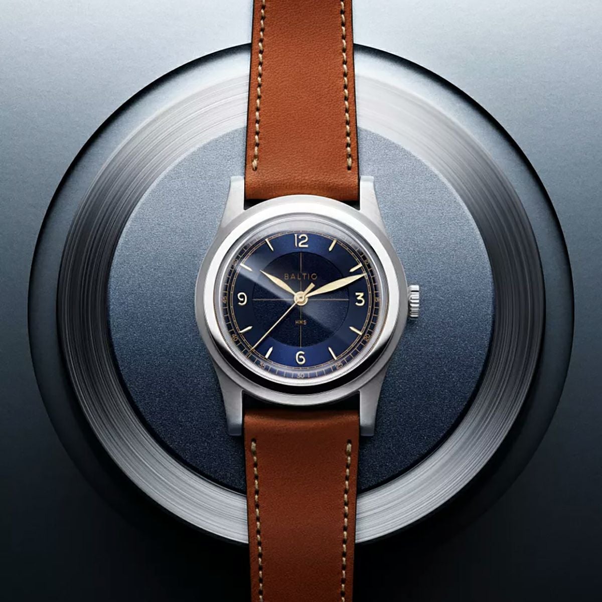 BALTIC / バルチック HMS 003 ブルーギルト スケルトンバック ライオン