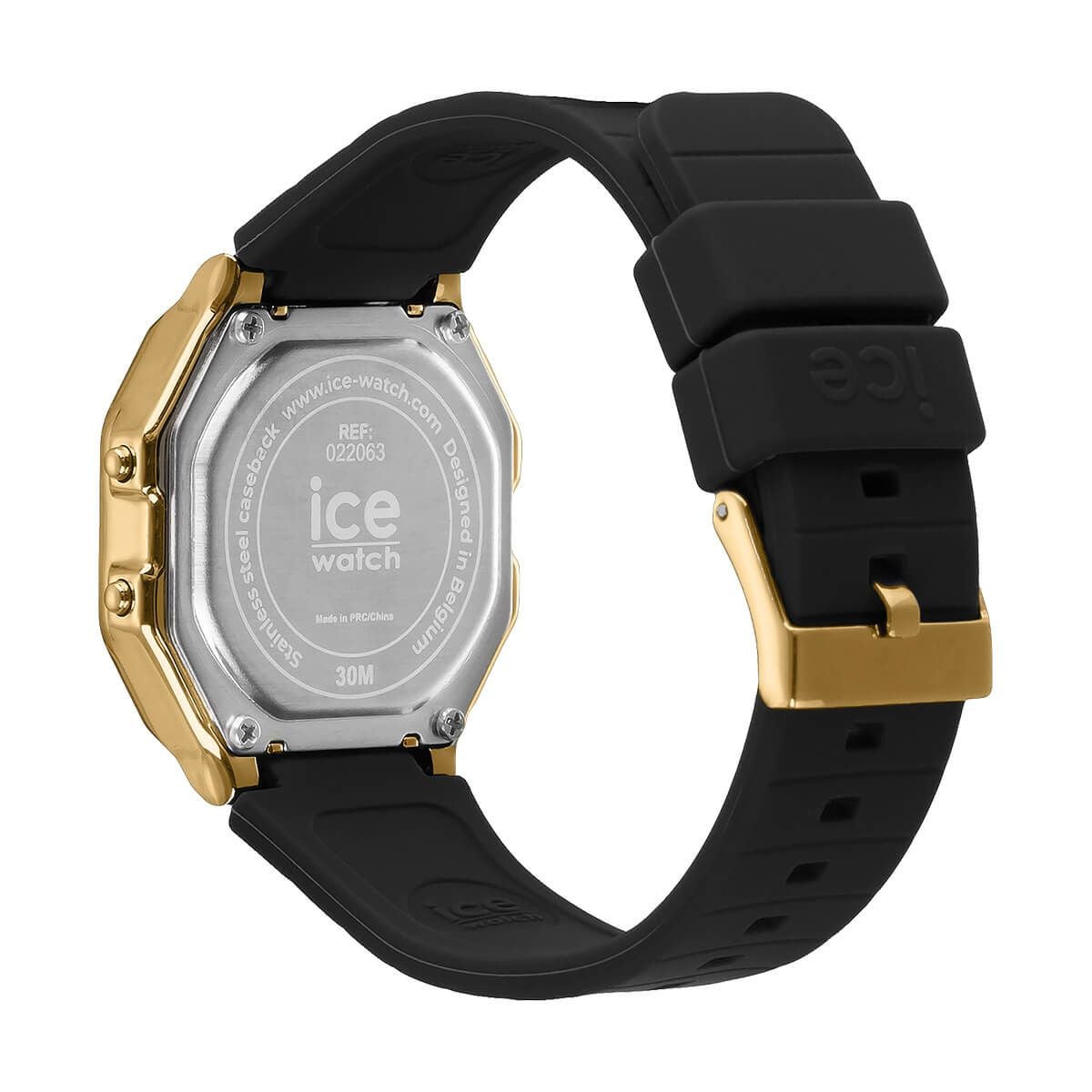 ICE  腕時計　　レディース ICE-WATCH / アイスウォッチ ICE digit retro ブラックゴールド