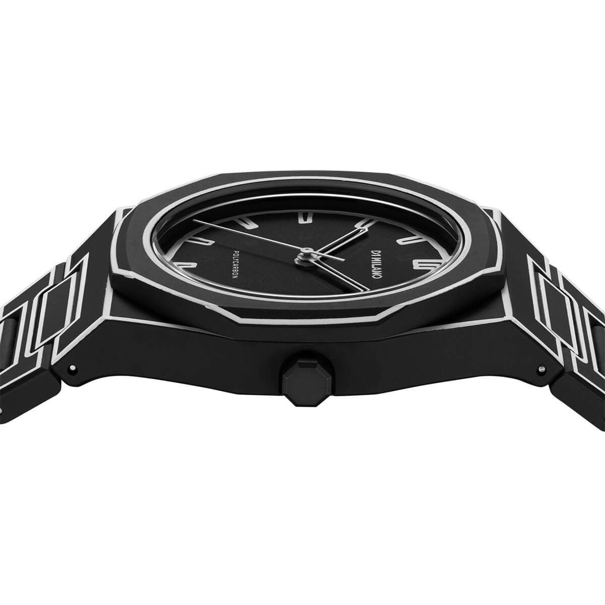 D1 Milano ブラックスケッチ　保証期限内品 D1 MILANO / ディーワンミラノ ポリカーボン ブラックスケッチ メンズ