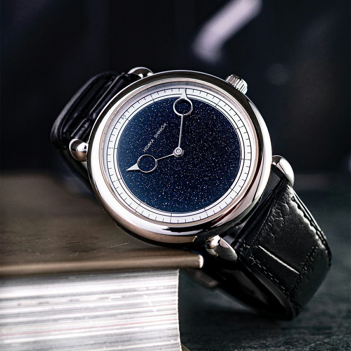 伊弉諾 by 松下庵クロコダイルレザーストラップ メンズ腕時計 | H°M'S