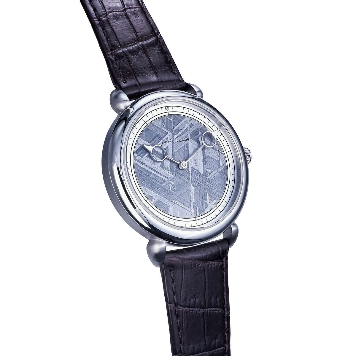 月詠 by 松下庵クロコダイルレザーストラップ メンズ腕時計 | H°M'S