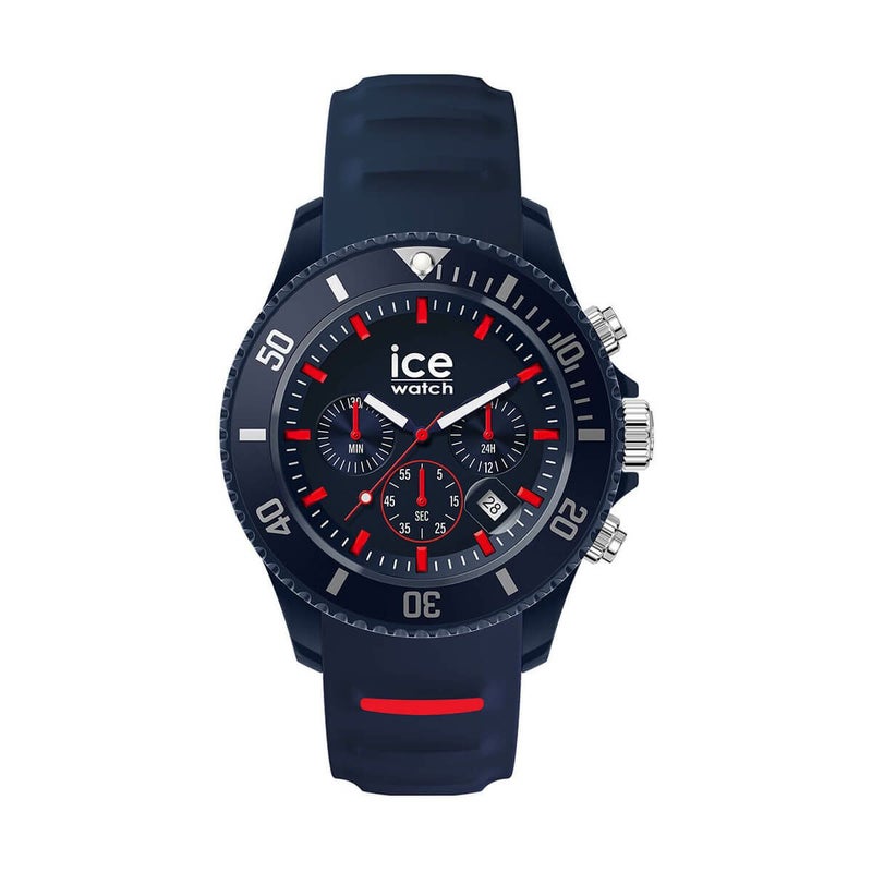 ICE-WATCH / アイスウォッチ ICE chrono - ダークブルーレッド - ミディアム - CHの公式ECサイト掲載画像