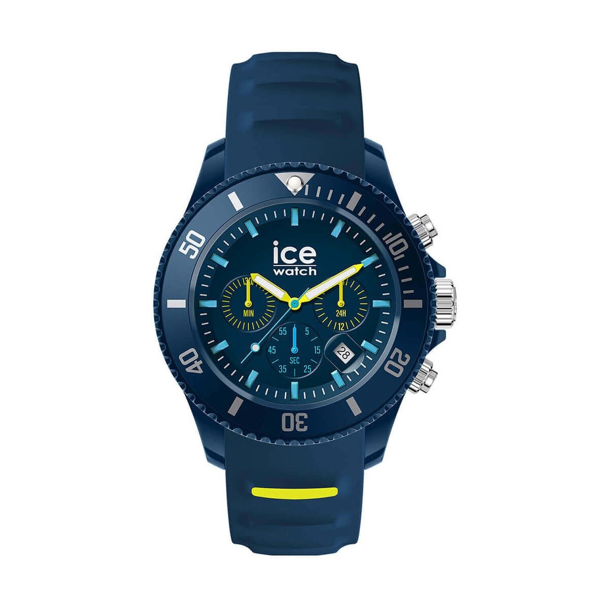 ICE-WATCH / アイスウォッチ ICE chrono - ブルーライム - ミディアム - CHの公式ECサイト掲載画像
