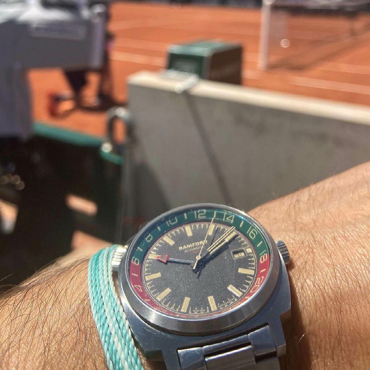 BAMFORD / バンフォード GMT スチール シルバー イタリアン ブラック