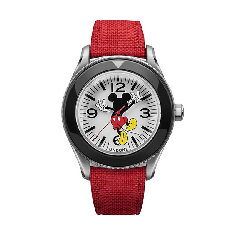 UNDONE / アンダーン × ディズニー コラボレーション ウォッチ ミッキーマウス - ゲス フーズ バックの公式ECサイト掲載画像