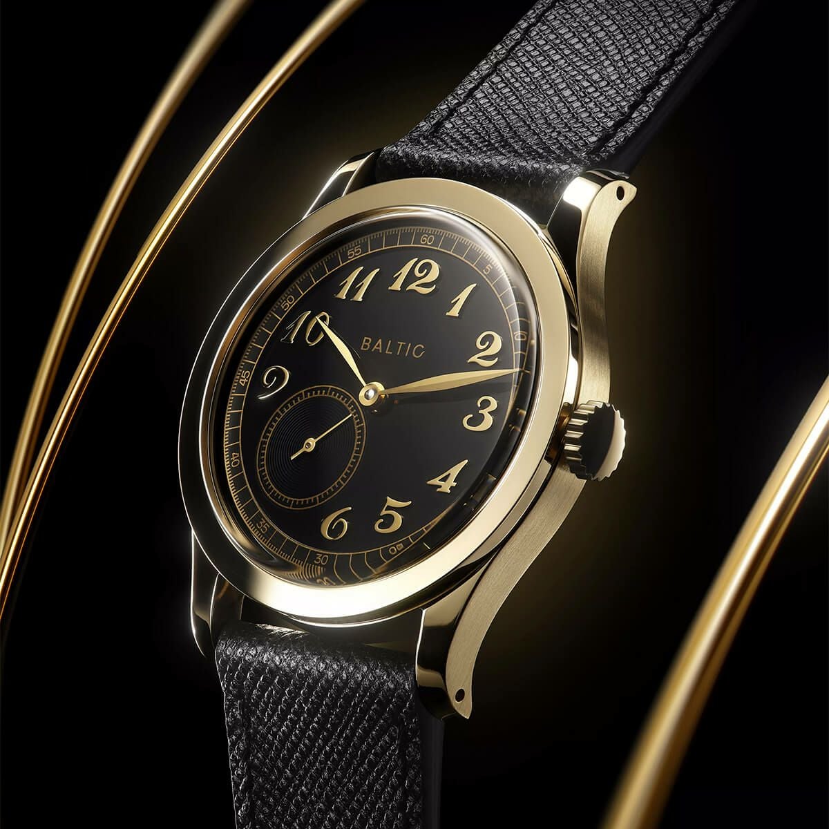 BALTIC / バルチック マイクロローター MR01 GOLD PVD BLACK メンズ