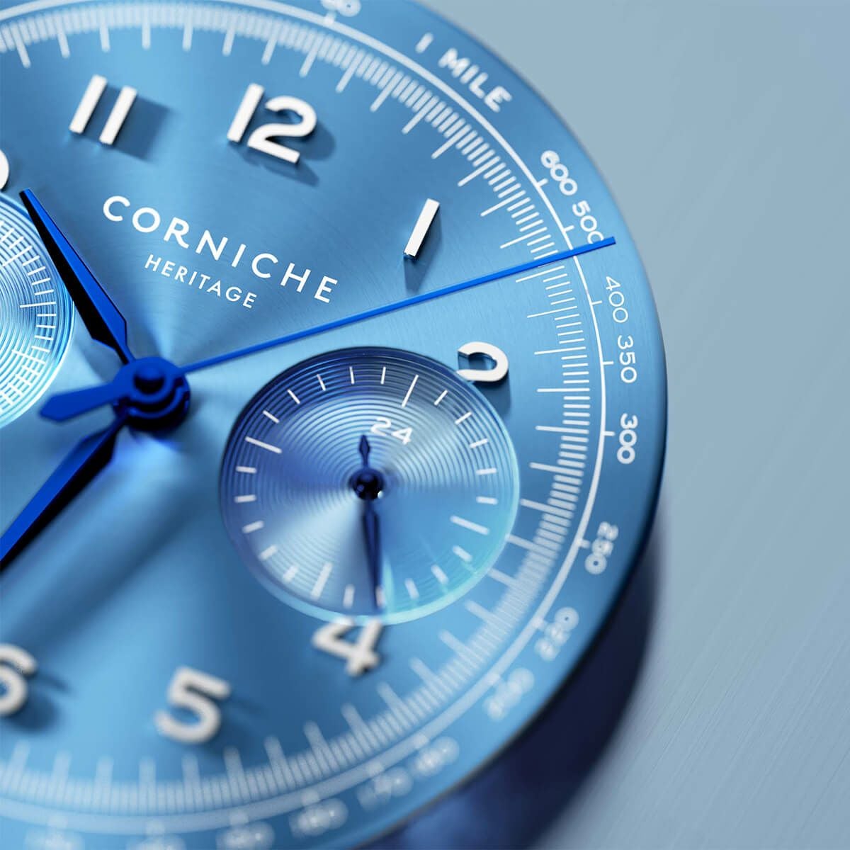 世界300本限定】CORNICHE / コーニッシュ ヘリテージ クロノグラフ