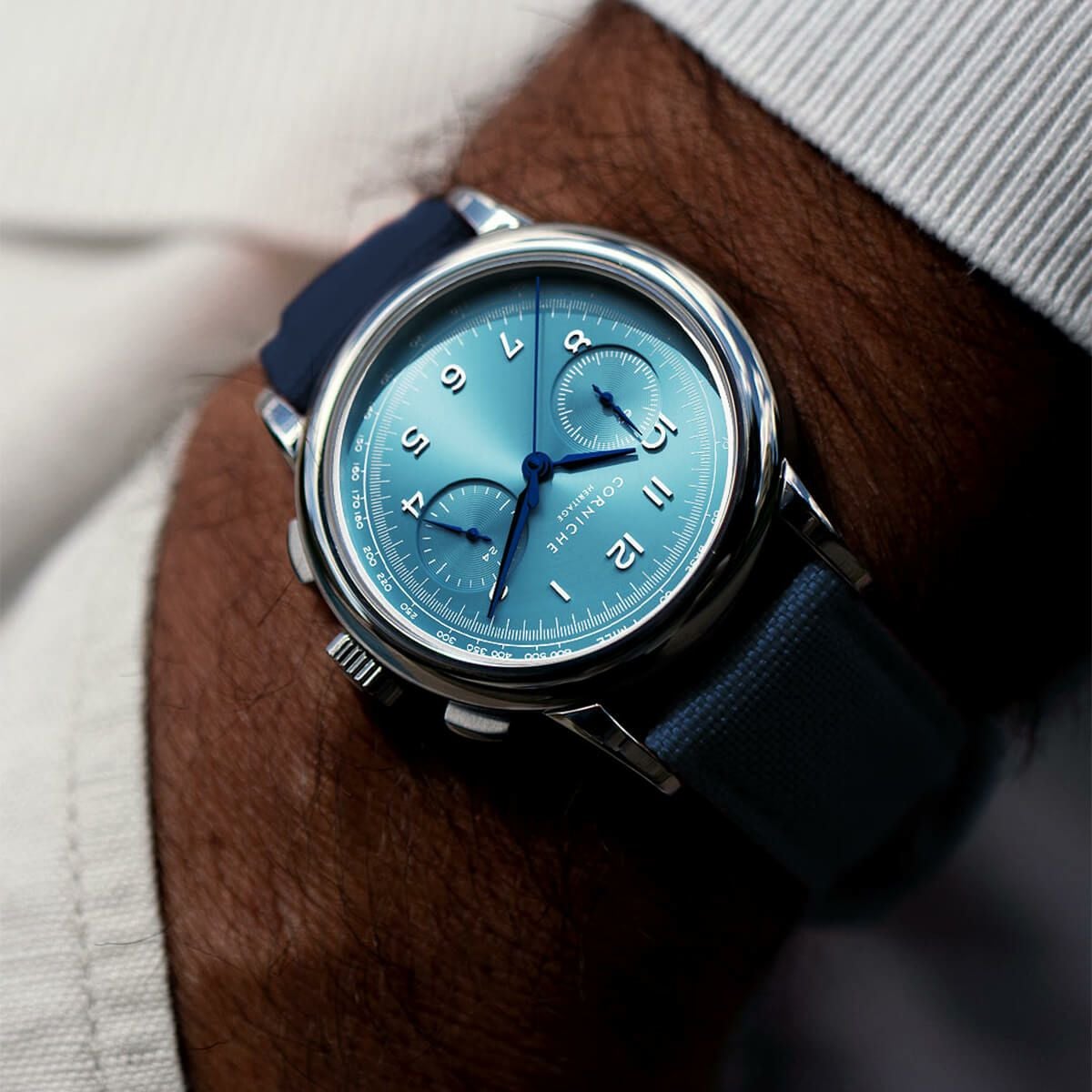 世界300本限定】CORNICHE / コーニッシュ ヘリテージ クロノグラフ