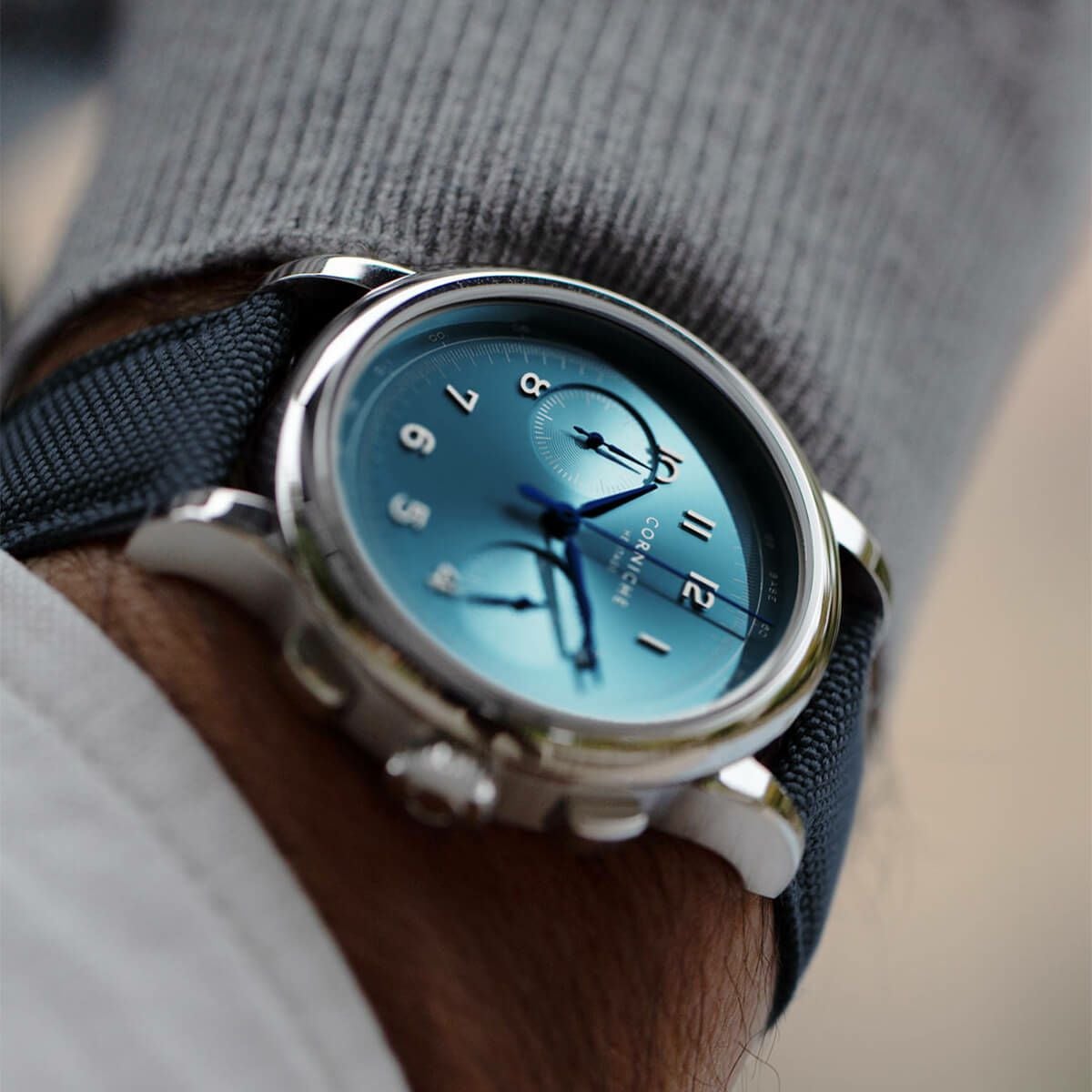 世界300本限定】CORNICHE / コーニッシュ ヘリテージ クロノグラフ