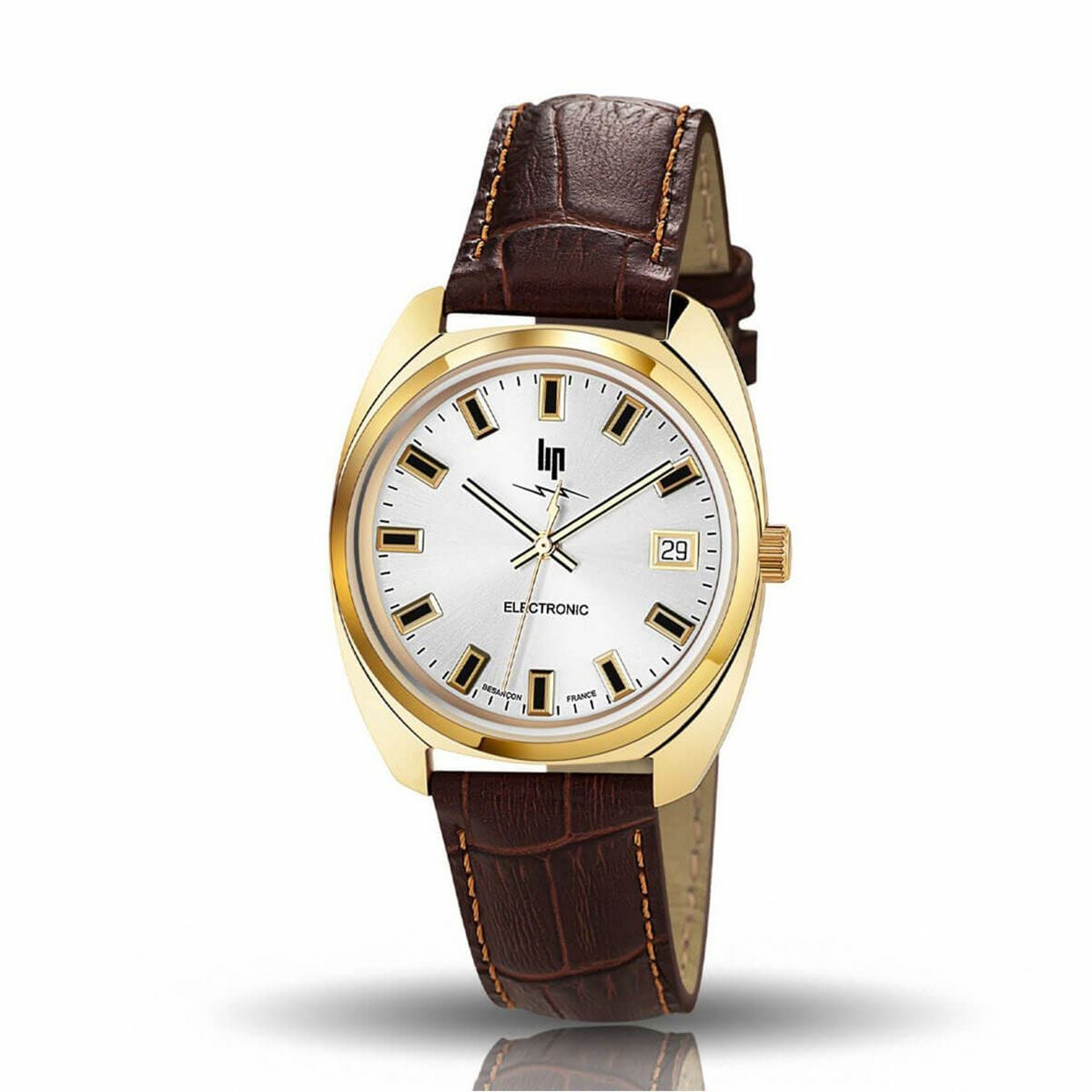 LIP / リップ GDG ジェネラル・ド・ゴール 35 ゴールド ブラウンレザーの公式ECサイト掲載画像