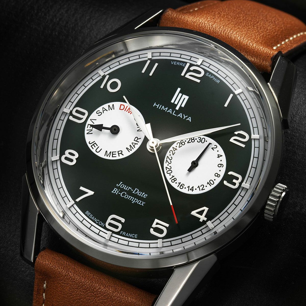 LIP / リップ ヒマラヤ 40MM デイデイト ダークグリーン ブラウン