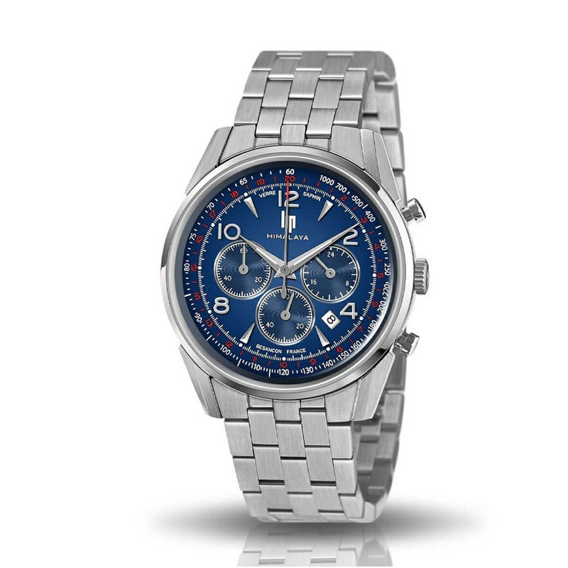 LIP / リップ ヒマラヤ 40MM クロノグラフ ダークブルー ステンレススチールの公式ECサイト掲載画像