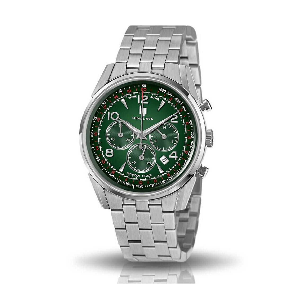 LIP / リップ ヒマラヤ 40MM クロノグラフ ダークグリーン ステンレススチールの公式ECサイト掲載画像