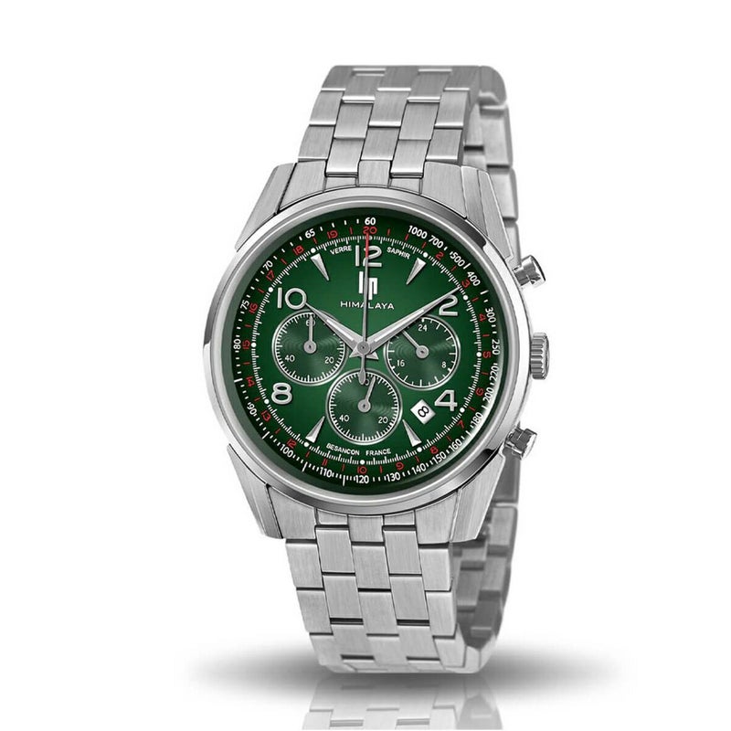 LIP / リップ ヒマラヤ 40MM クロノグラフ ダークグリーン ステンレススチールの公式ECサイト掲載画像