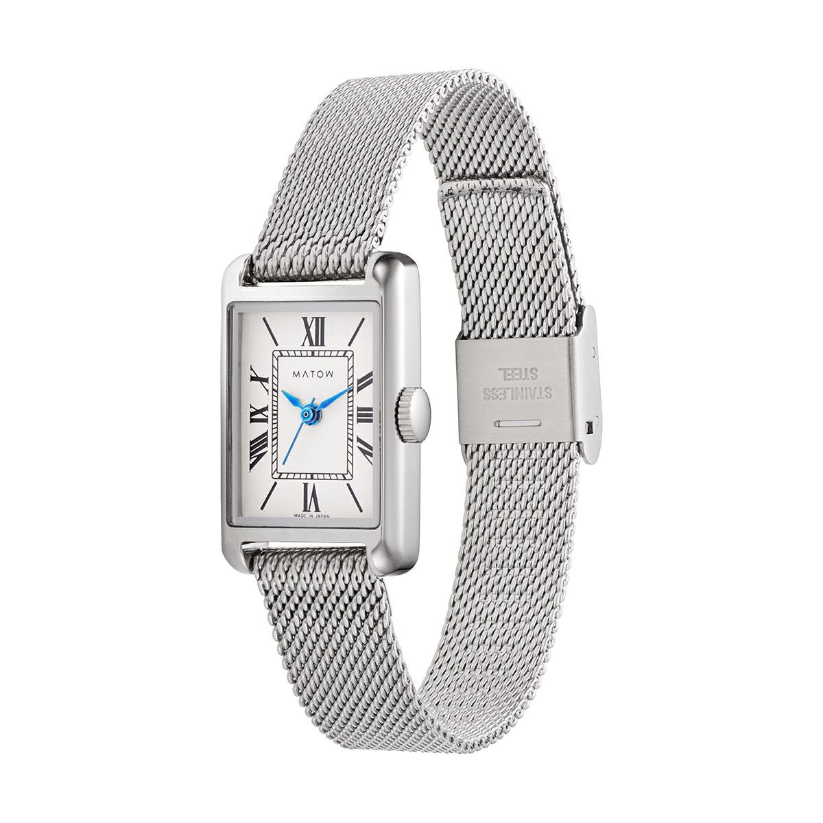 MATOW / マトウ Tsuki 朧月 おぼろづき スクエア シルバー メッシュ