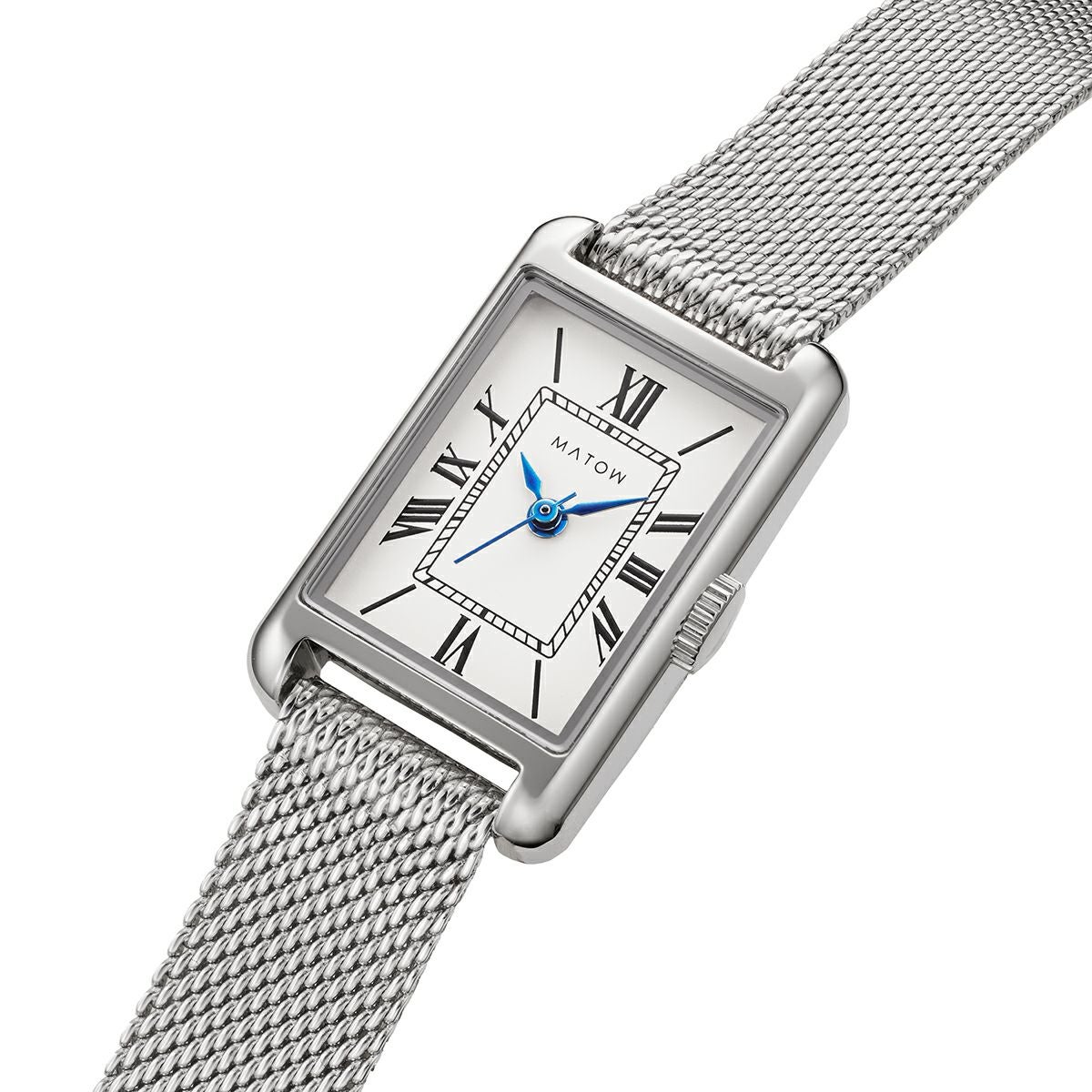 MATOW / マトウ Tsuki 朧月 おぼろづき スクエア シルバー メッシュ