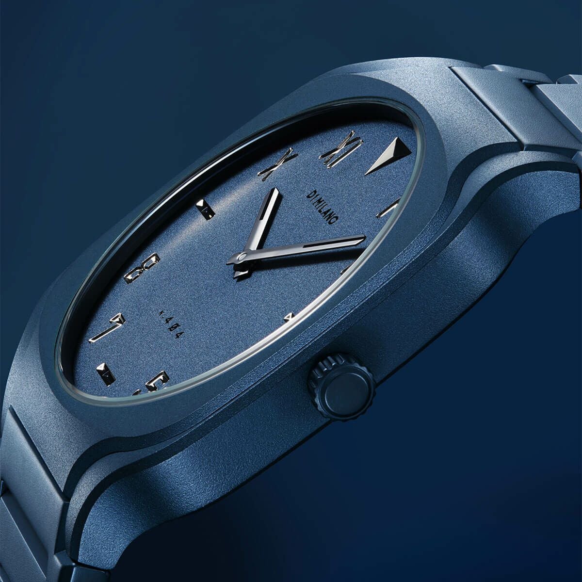 D1 MILANO / ディーワンミラノ スクエア ギャラクシーブルー メンズ