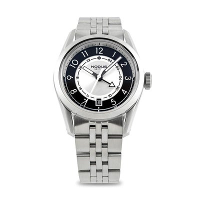 NODUS Watches / ノダスウォッチ SECTOR GMT TUXEDO STAINLESS STEEL 