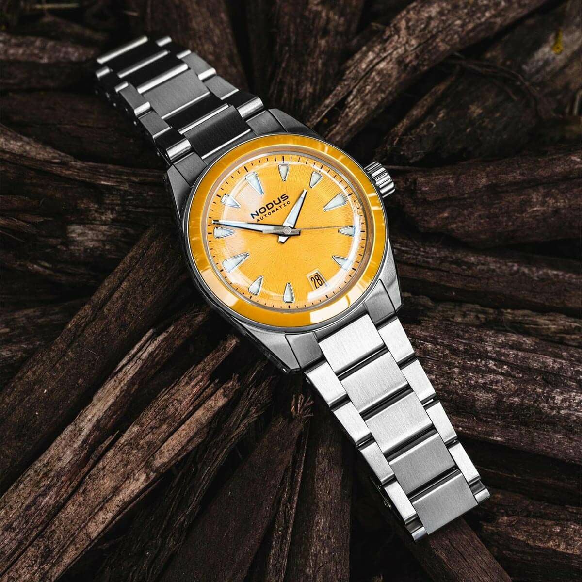 NODUS Watches / ノダスウォッチ UNITY HONEY YELLOW メンズ腕時計 | H