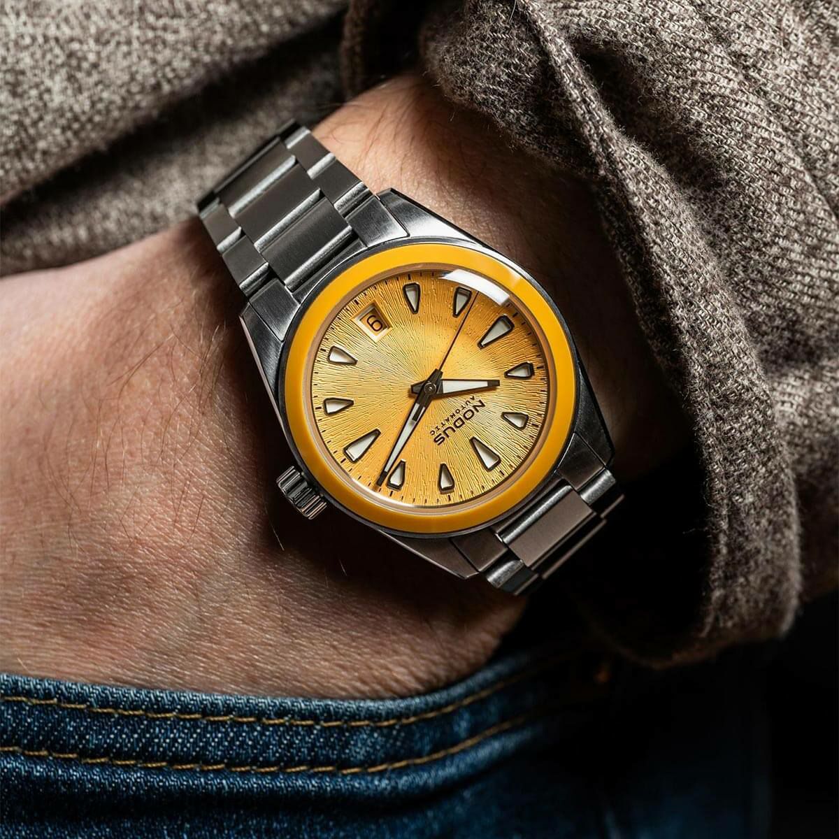 NODUS Watches / ノダスウォッチ UNITY HONEY YELLOW メンズ腕時計 | H