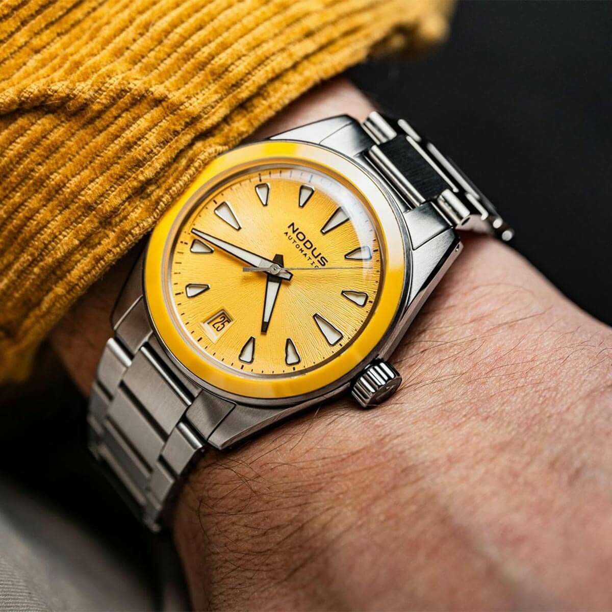 NODUS Watches / ノダスウォッチ UNITY HONEY YELLOW メンズ腕時計 | H