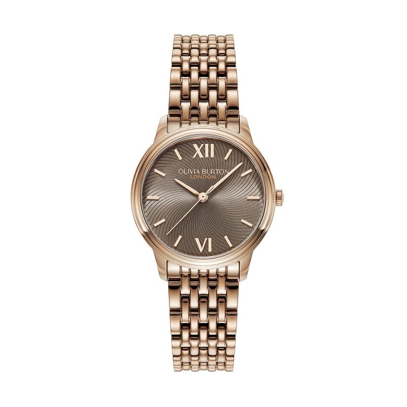 OLIVIA BURTON / オリビア・バートン クラシックス - 32mm クラシック スワール マッシュルーム サンレイ ローズゴールド ブレスレットの公式ECサイト掲載画像