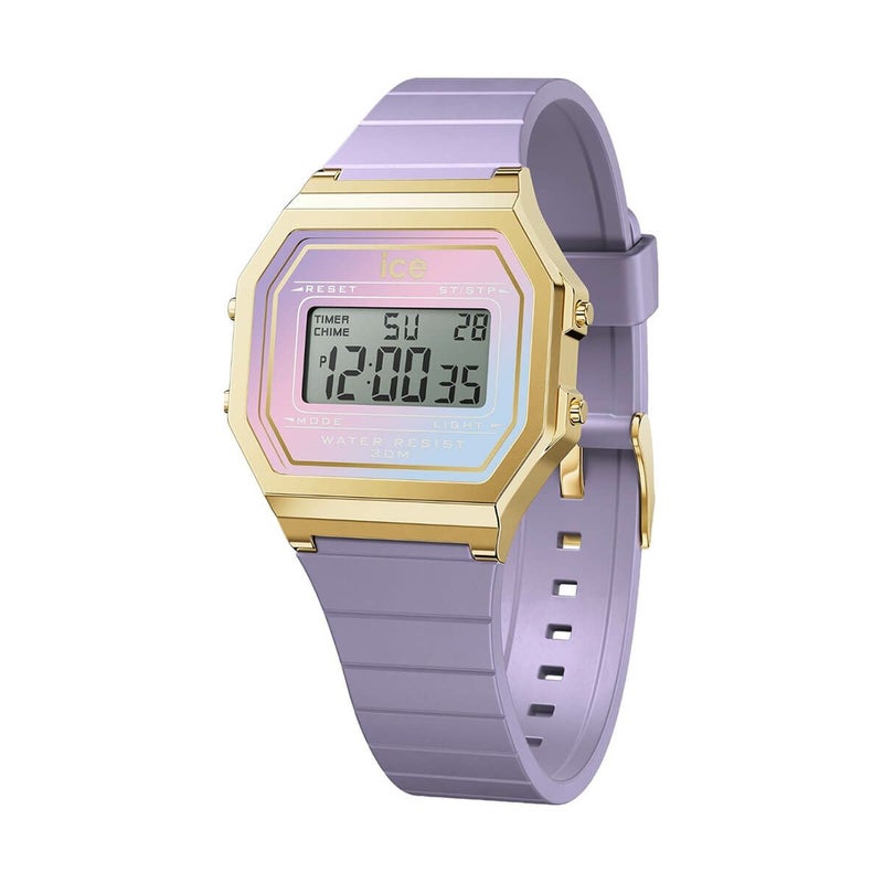 ICE-WATCH / アイスウォッチ ICE digit retro - パープルディライト - Smallの公式ECサイト掲載画像