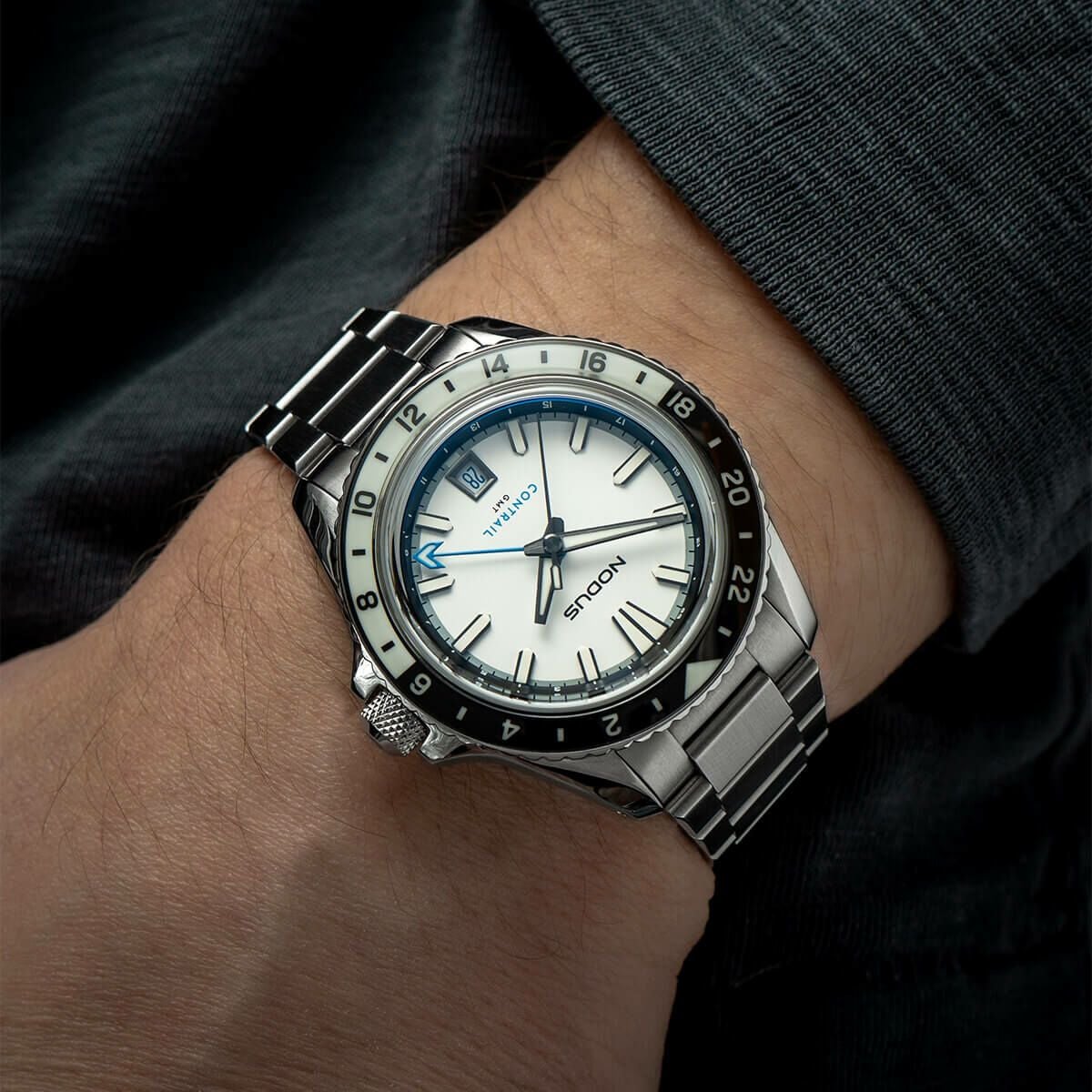 NODUS Watches / ノダスウォッチ Contrail GMT Polaris メンズ腕時計