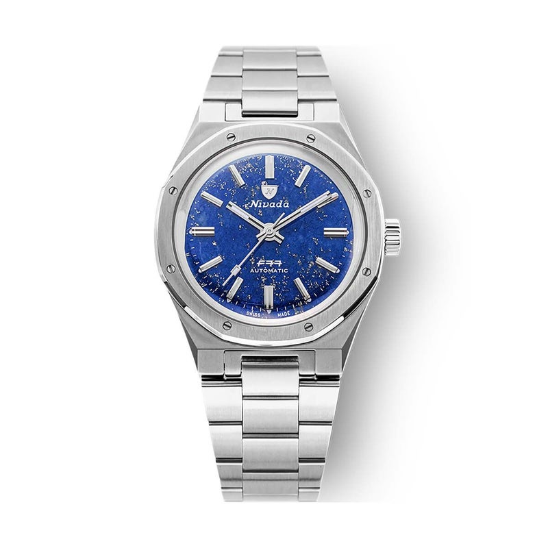Nivada Grenchen / ニバダ グレンヒェン F77 ステンレススチール ラピスラズリの公式ECサイト掲載画像