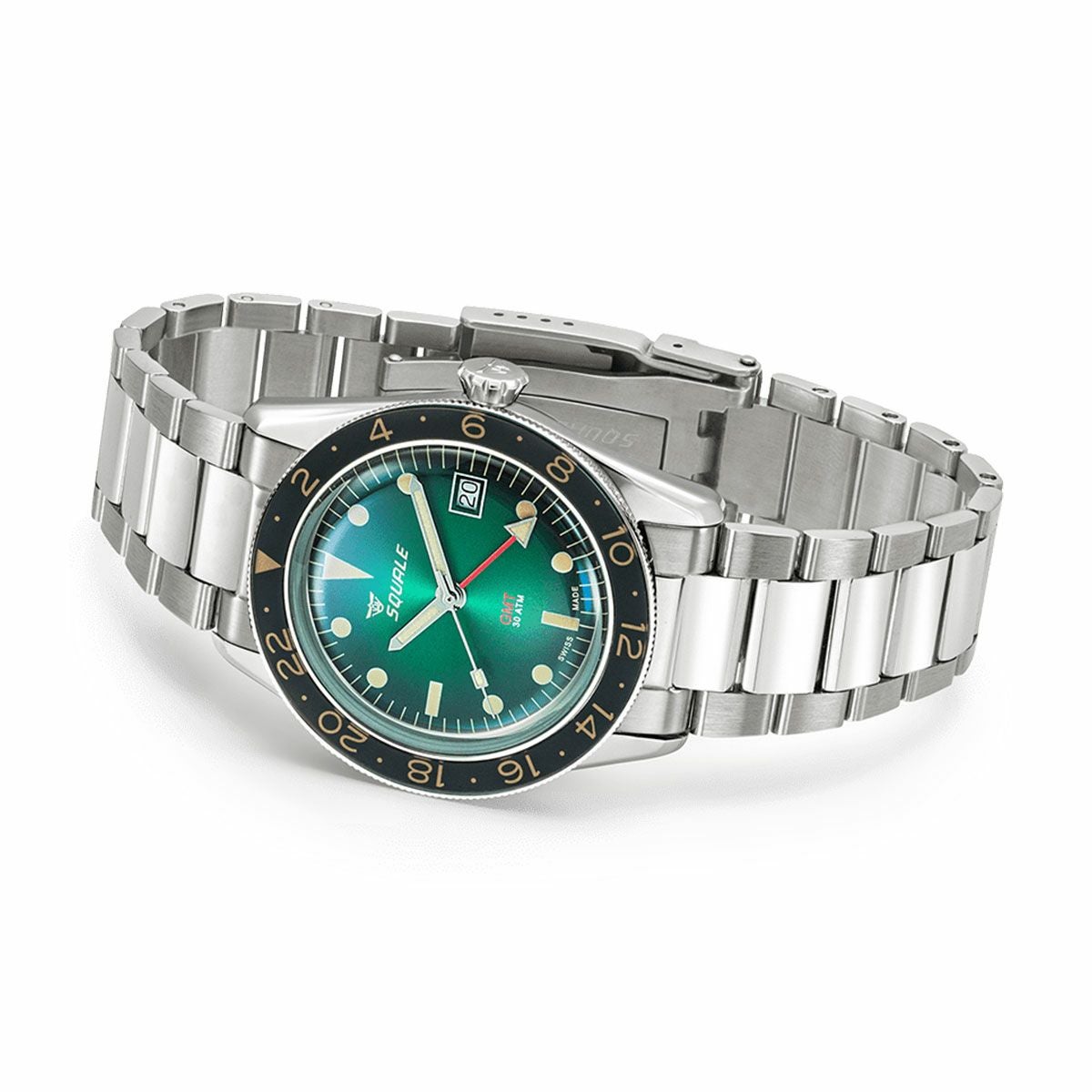 SQUALE / スクワーレ SUB-39 GMT ヴィンテージ グリーン ブレスレット