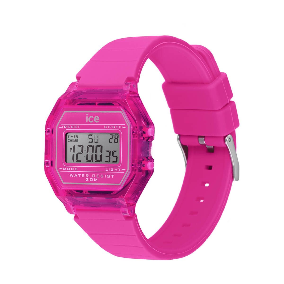ice watch グレー×ピンク Ice-Watch Ice-Steel 023790 ICE Steel Solar Watch • EAN