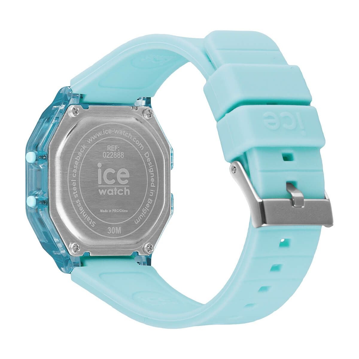 Ice-Watch メンズ 腕時計 クォーツ ライトブルー Ice-Watch / アイスウォッチ ICE digit retro スカイブルー Clear