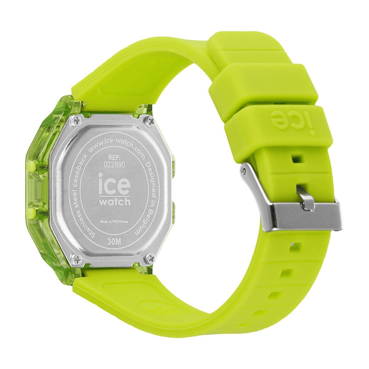 ICE-WATCH / アイスウォッチ ICE digit retro グリーンライム Clear
