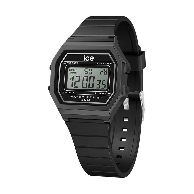 ICE-WATCH / アイスウォッチ ICE digit retro - ブラック - Smallの公式ECサイト掲載画像