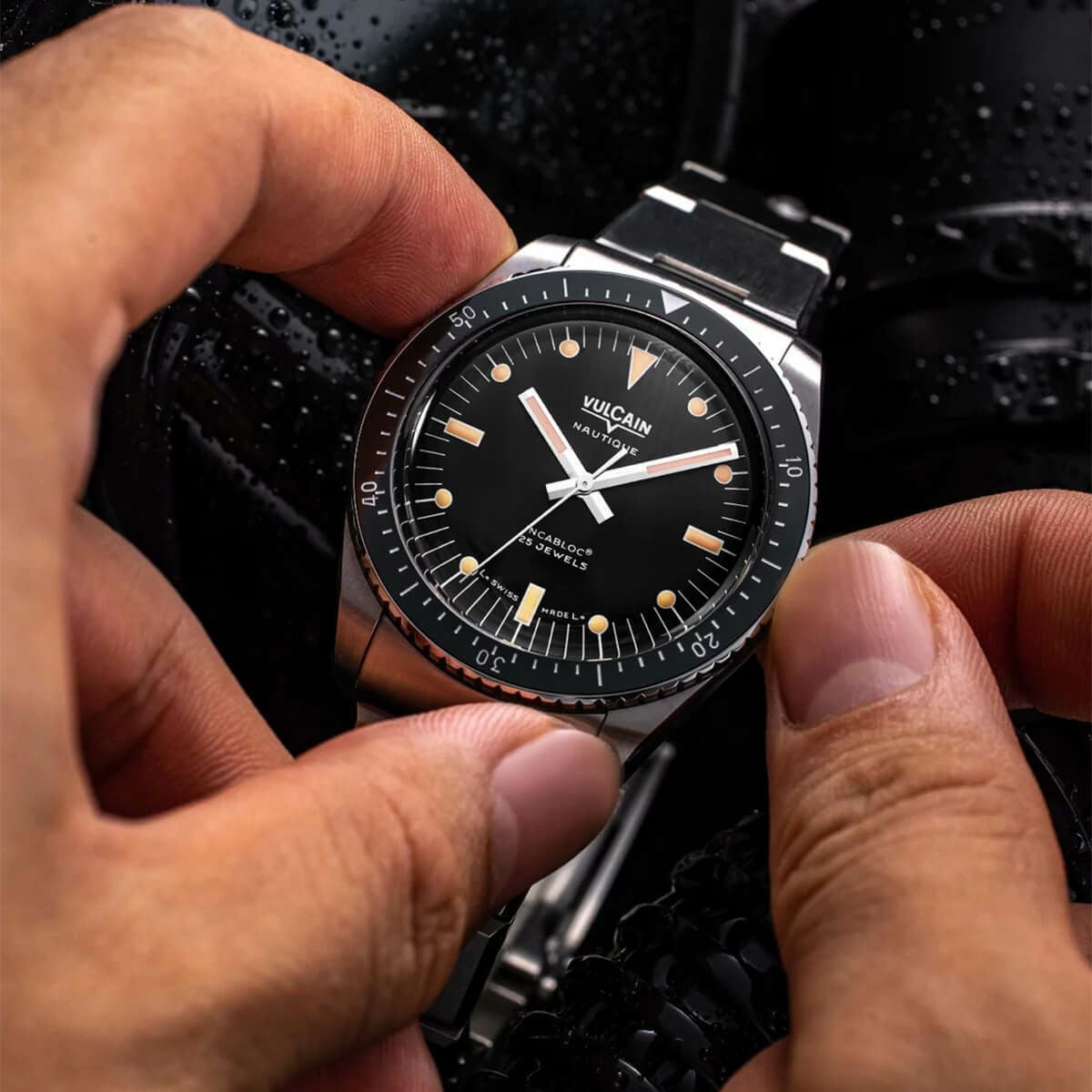 VULCAIN / ヴァルカン Steel Bracelet - Skindiver 腕時計替えベルト