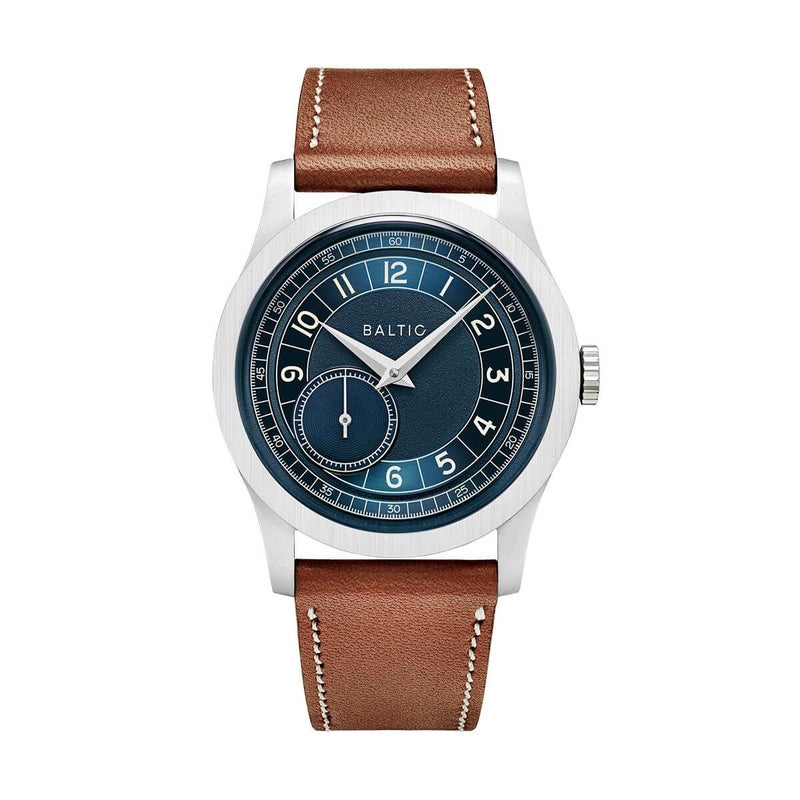 BALTIC WATCHES / バルチック マイクロローター ルーレット ブルー / ライオン レザー ストラップ MR Roulette Blueの公式ECサイト掲載画像