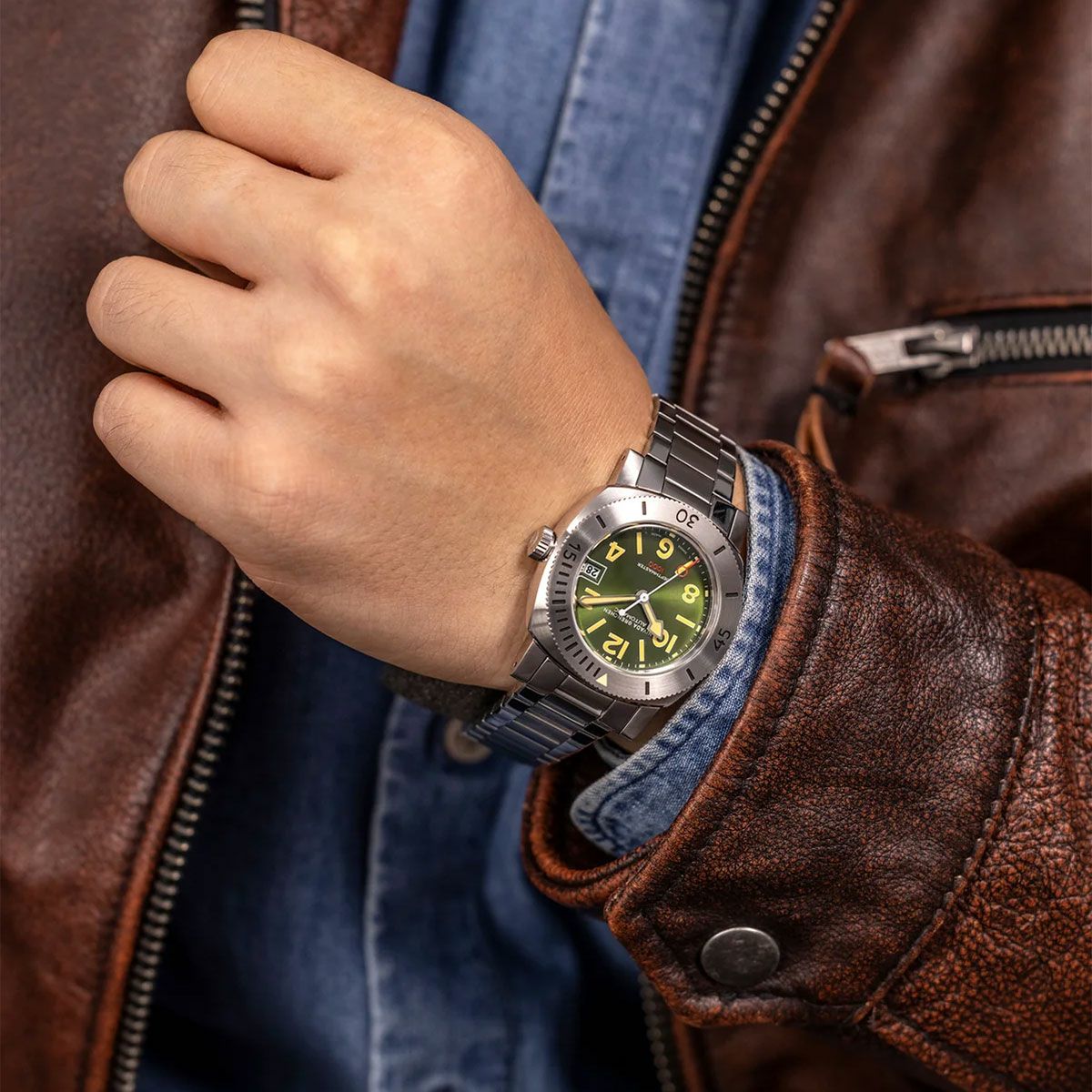 Nivada Grenchen / ニバダ グレンヒェン デプスマスター グリーン