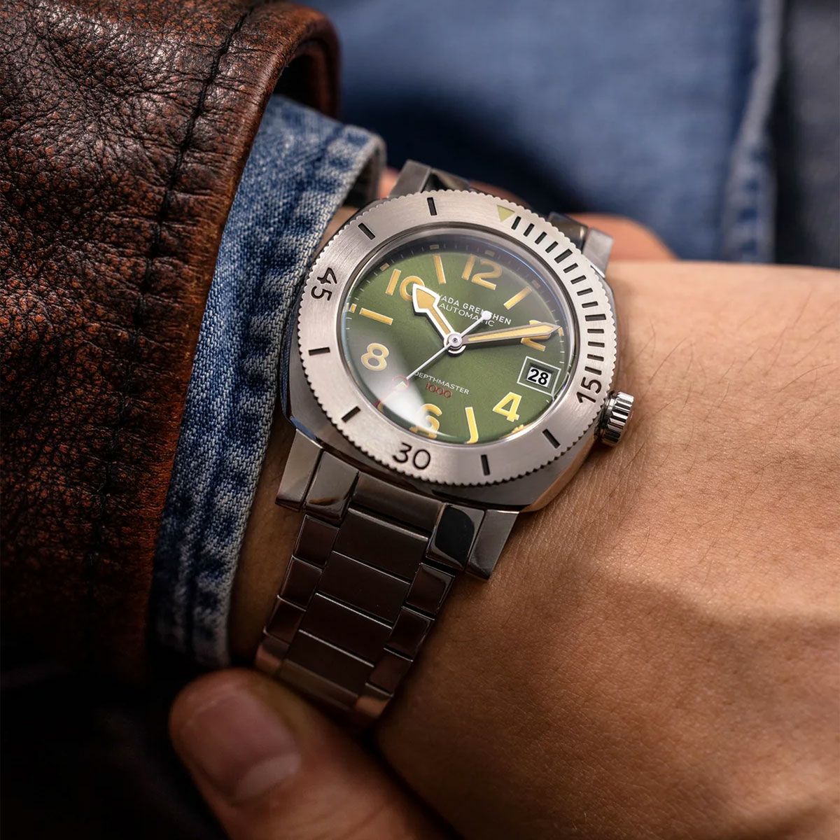 Nivada Grenchen / ニバダ グレンヒェン デプスマスター グリーン